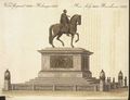 Die Statue Joseph II. vor der Kaiserlichen Burg in Wien