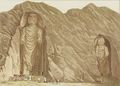 Die colossalen Götzenbilder und die Höhlenstadt Bameean in Cabool