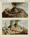 Der Vesuv. Ansicht seiner Mündung