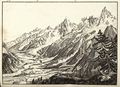 Alpen-Glätscher : Das Thal von Chamouny